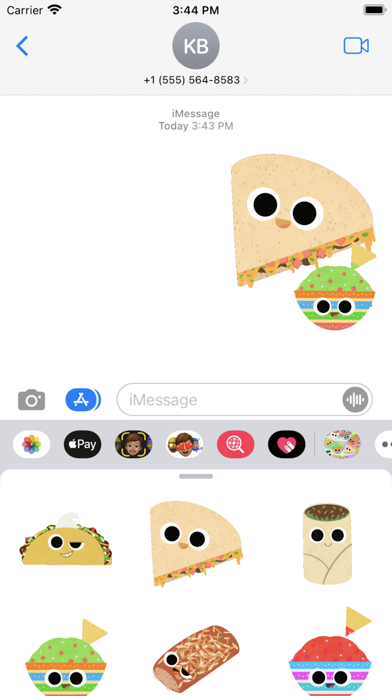 Mexican Food Sticker Pack Screenshot