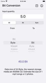 bit converter plus iphone screenshot 1