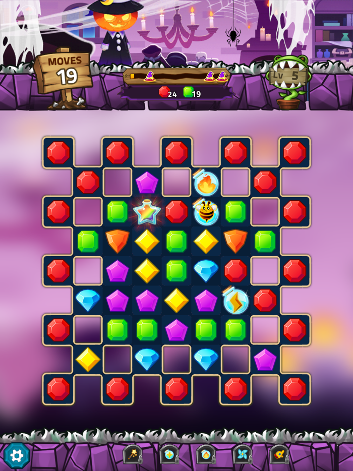 Jewels Witch  match3 puzzle