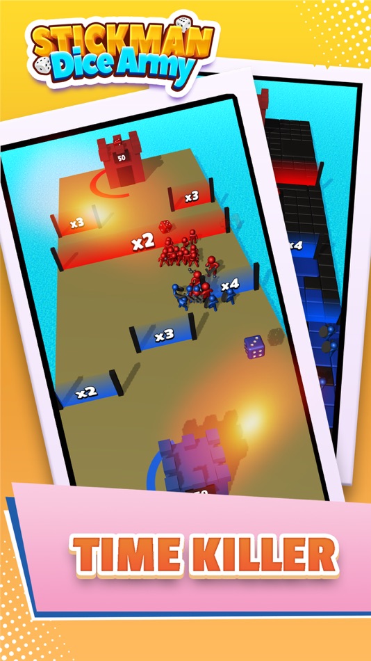 #3. Dice Army: Stickman Fighting (iOS) 由: 震宇 张