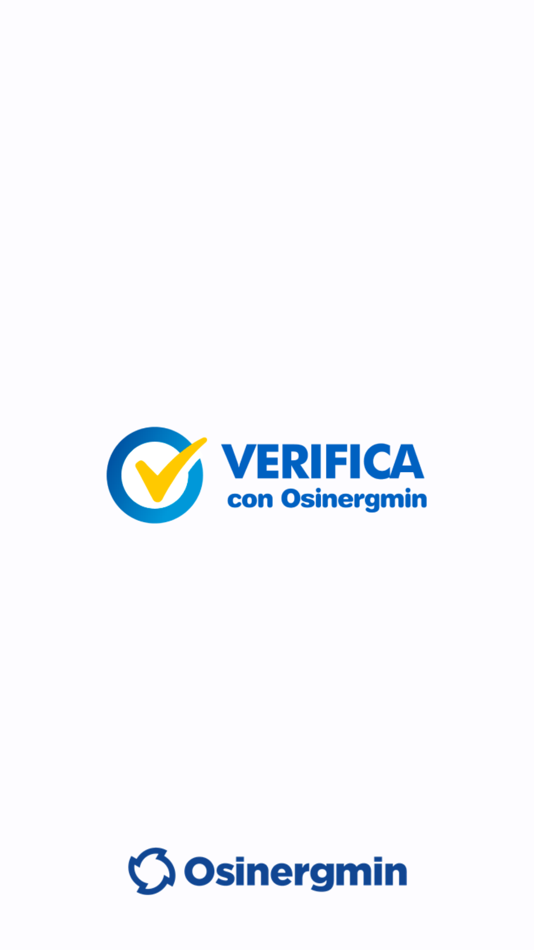 #1. Verifica con Osinergmin (iOS) By: Organismo Supervisor de la Inversión en Energía y Minería