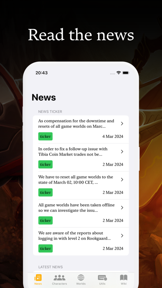 #4. Tibia More (iOS) di: Adolpho Francisco Zimmermann Piazza