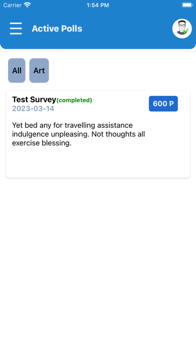 CrowdPoll App Screenshot