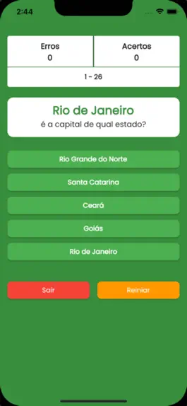 Game screenshot Quiz Estados do Brasil apk