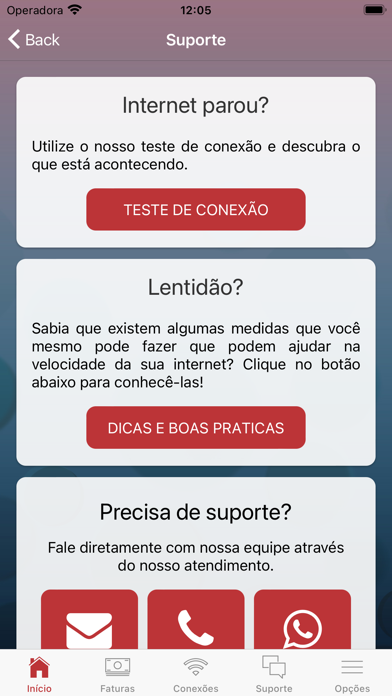 Rocha Telecom - Cliente Screenshot