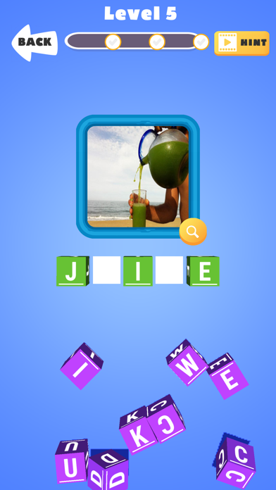 Words & Cubes Screenshot