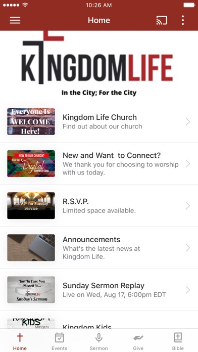 KLC LANSING Screenshot