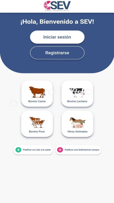 Mercado Ganadero SEV Screenshot