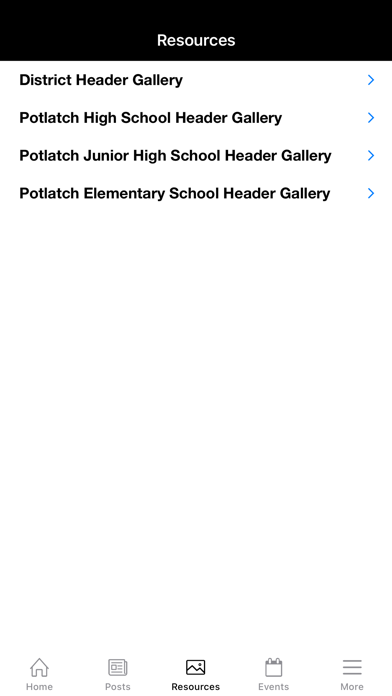 Potlatch School District 285 Screenshot