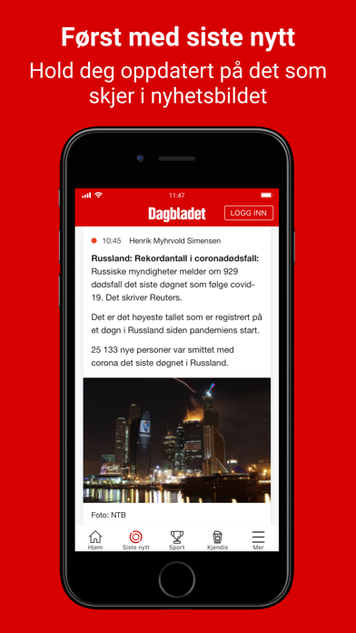 Screenshot #1 pour Dagbladet Nyheter