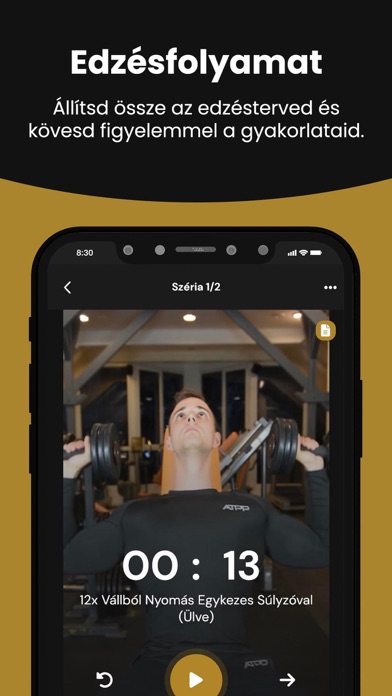 I-Trainer: Személyi Edző App Screenshot