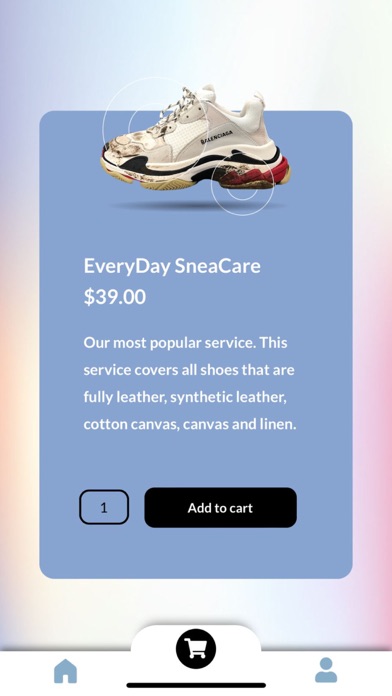 SneaCare: Shoe Cleaning Screenshot