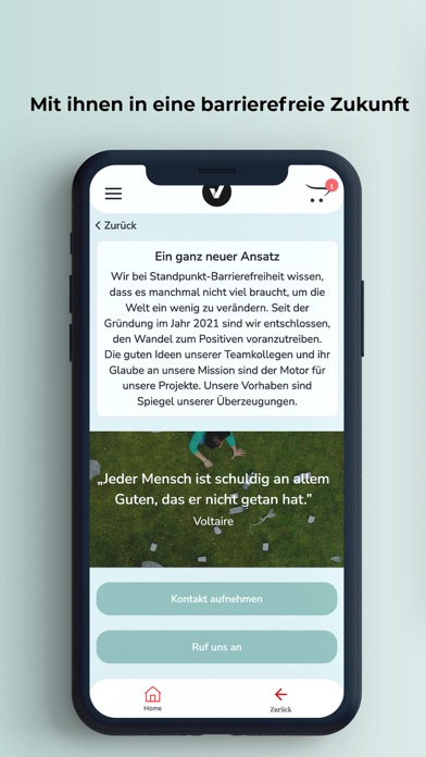 Standpunkt-Barrierefreiheit Screenshot