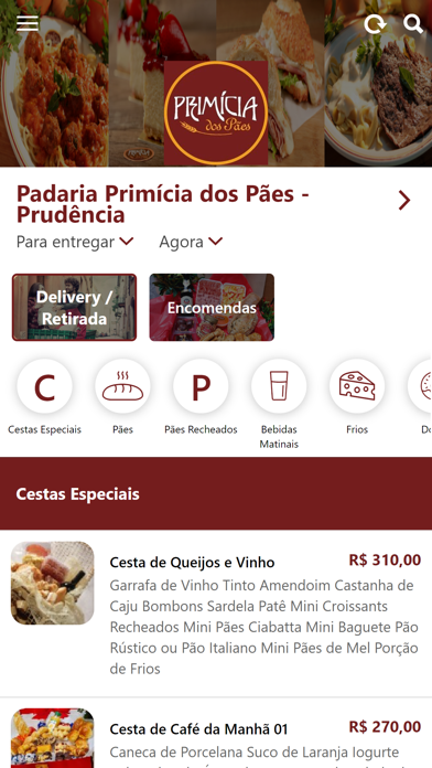 Primícia Pães e Doces Screenshot