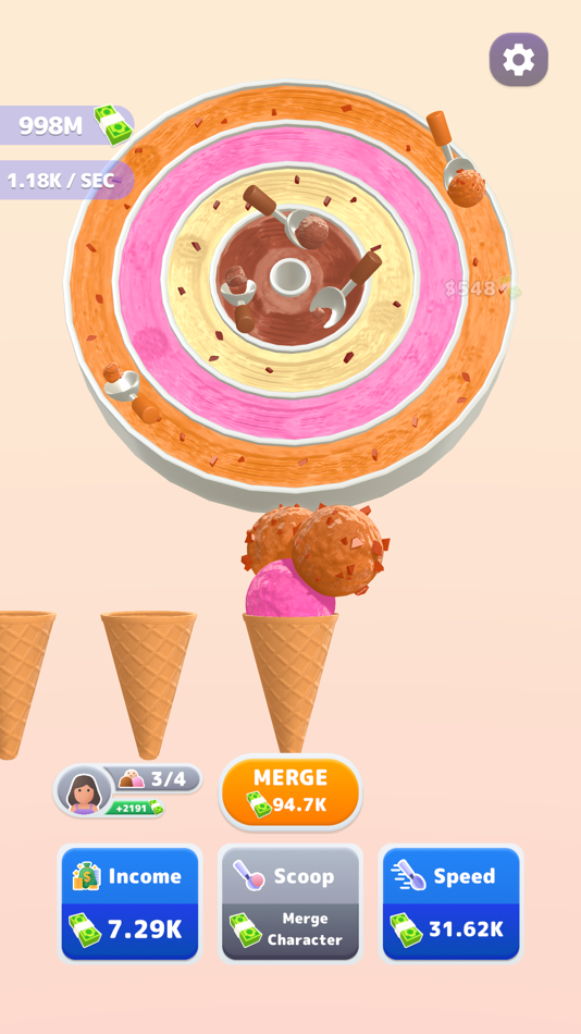 #9. Ice Cream Clicker! (iOS) 由: UNCOSOFT