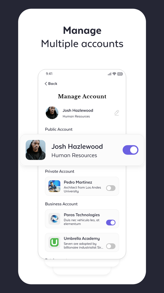 #7. pod – Digital Business Card (iOS) 由: Wolf Management Marketing via Social Media
