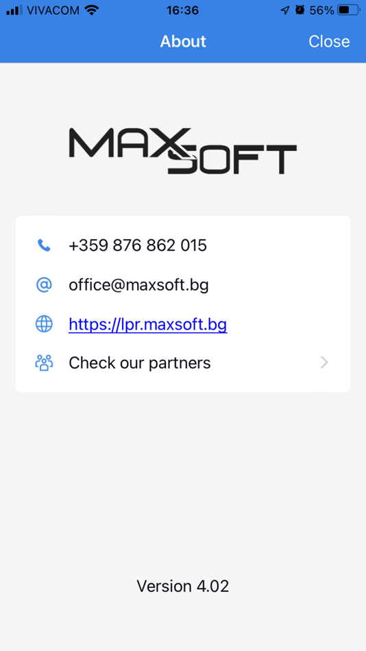 #10. MaxSoft Mobile LPR (iOS) 由: MaxSoft