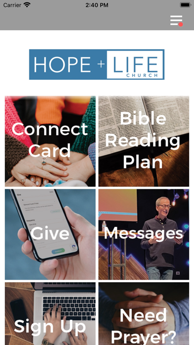 Hope + Life Church Screenshot