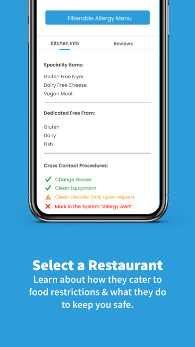 MyMeal - Find Safe Restaurants Screenshot
