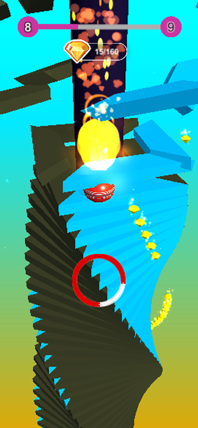 Tower Blast Crash Stack Ball