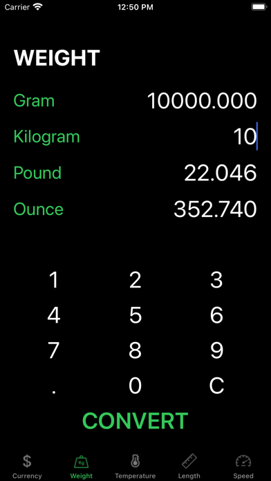 Best Currency & Unit Converter Screenshot