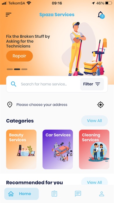 Spaza Services Screenshot