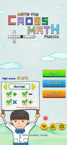 Game screenshot Math the Cross Math Puzzle mod apk