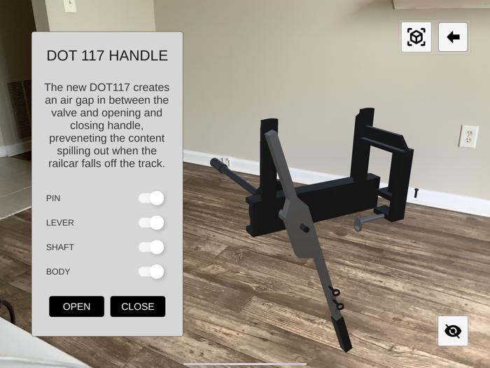 TRANSCAER AR Model Viewer