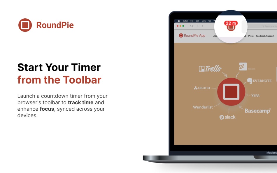 RoundPie Timer for Safari - 1.0 - (macOS)