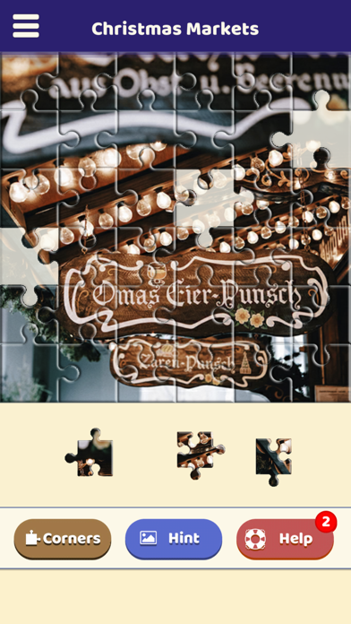 Christmas Market Puzzle Screenshot
