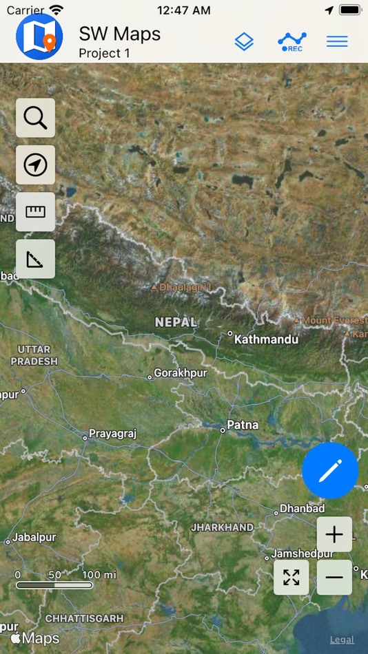 #1. SW Maps (iOS) By: Aviyaan Tech