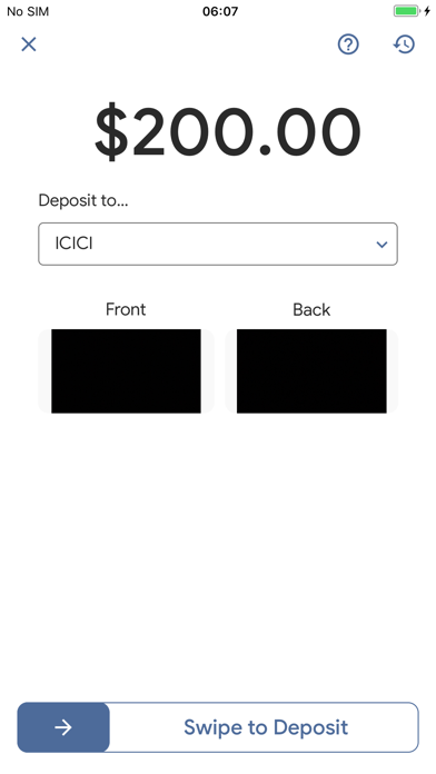 MSCU Remote Deposit Screenshot