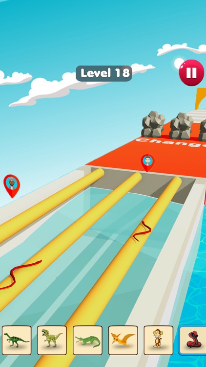 Dino Transform Smash Rush Run screenshot-4