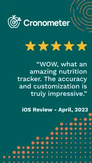 calorie counter by cronometer iphone screenshot 3