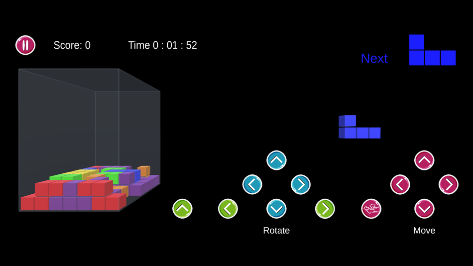 #1. Holofil Blocks 3D X (iOS) 由: Mrunal Gawade