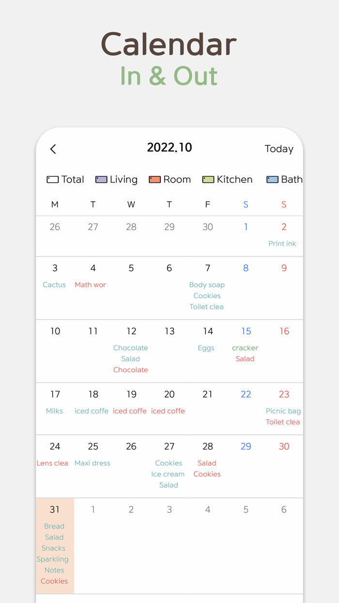 Dotory - Item management