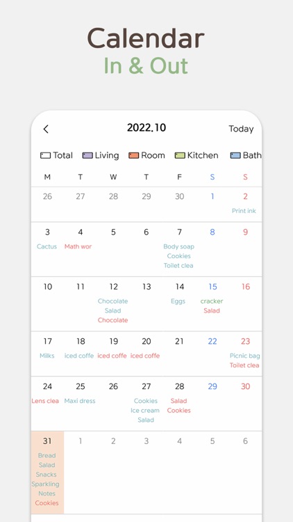 Dotory - Item management