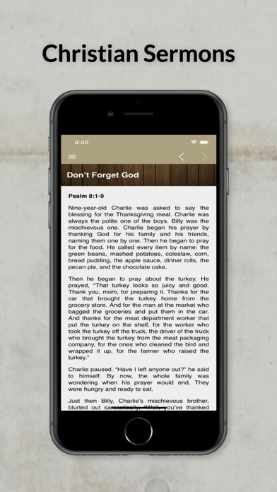 Christian Sermons to Preach Screenshot