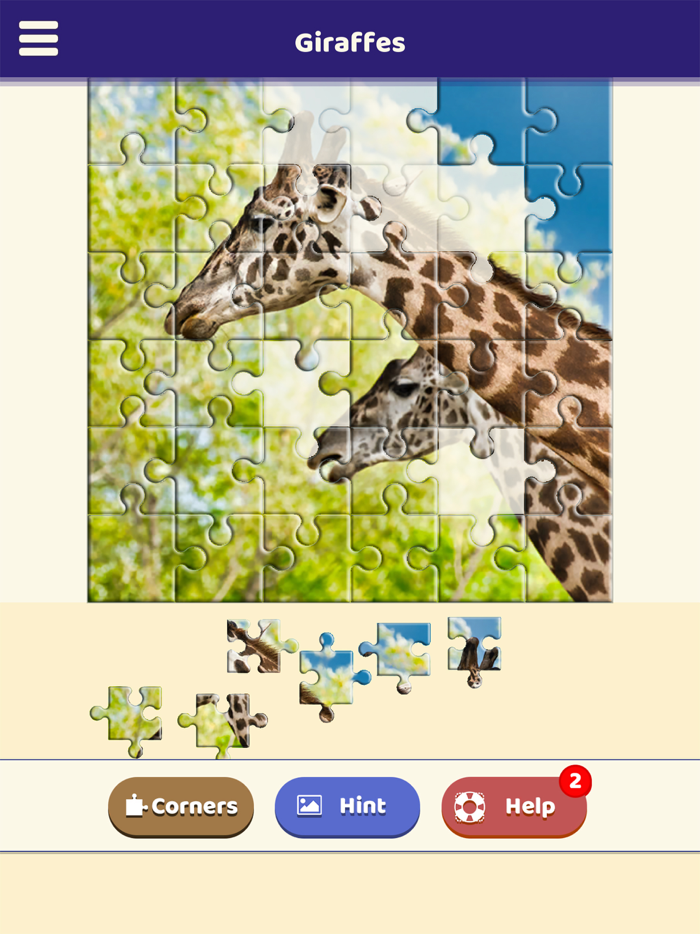 Giraffe Love Puzzle