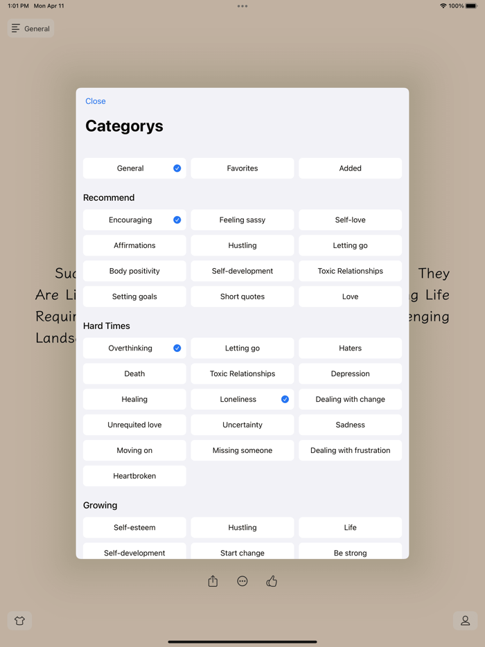 Daily Quotes - Resonate text