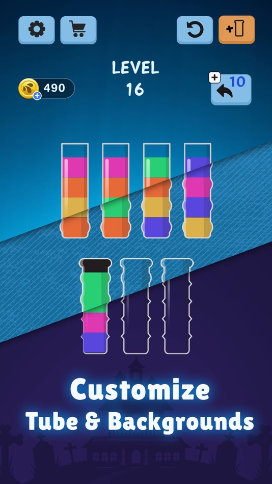 #1. Water Color Sort (iOS) 来自: Vnstart LLC