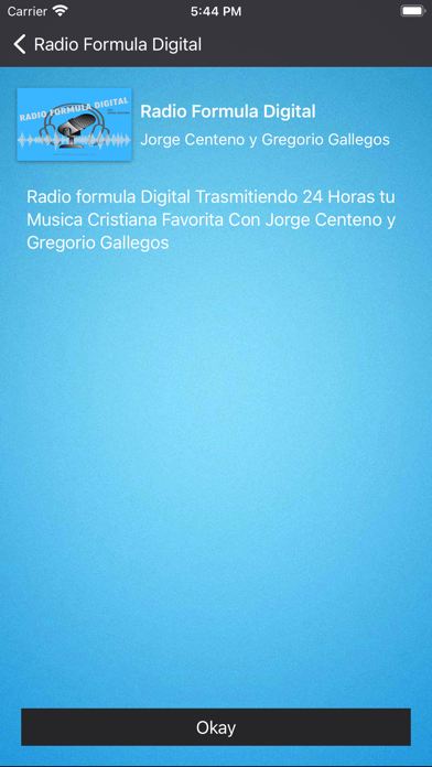 Radio Formula Digital Screenshot