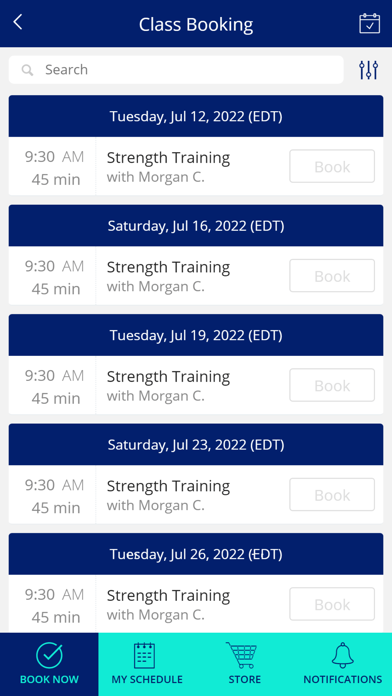 Ready Set Sweat Fitness Screenshot