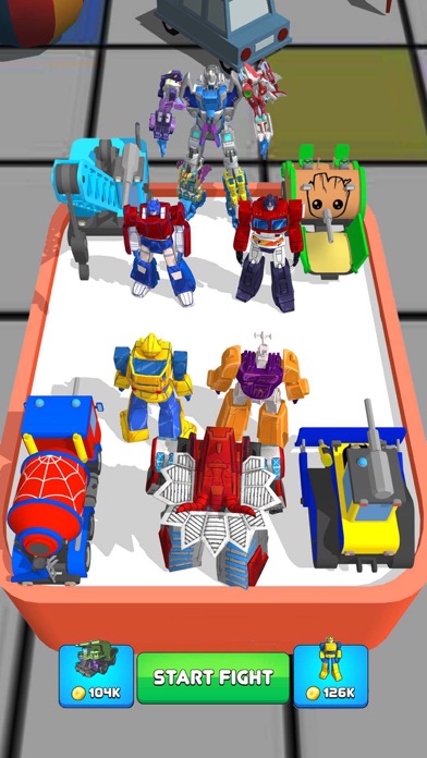 Robot Car Monster Color Battle Screenshot