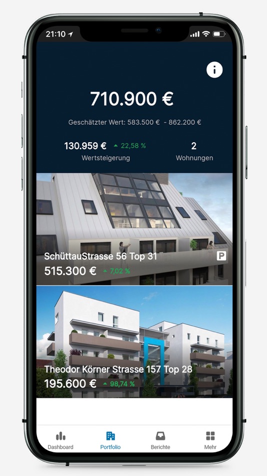 #1. C&P Immobilien App für Anleger (iOS) Με: C&P Immobilien AG