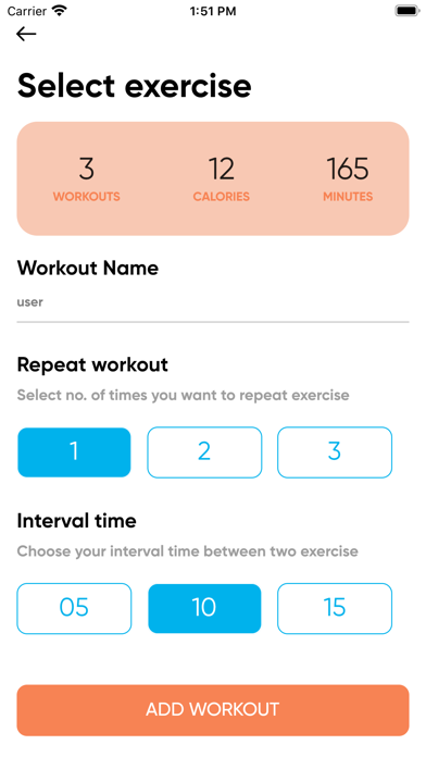 Fitness Workout & Weight Gain Screenshot
