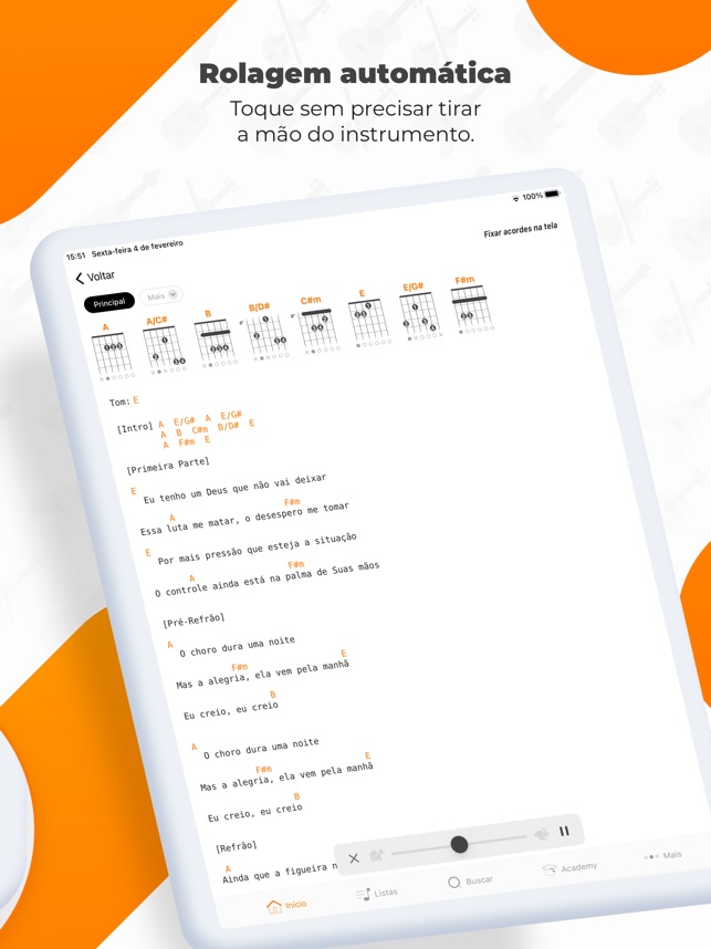 Notas e cifras. Ingles portugues