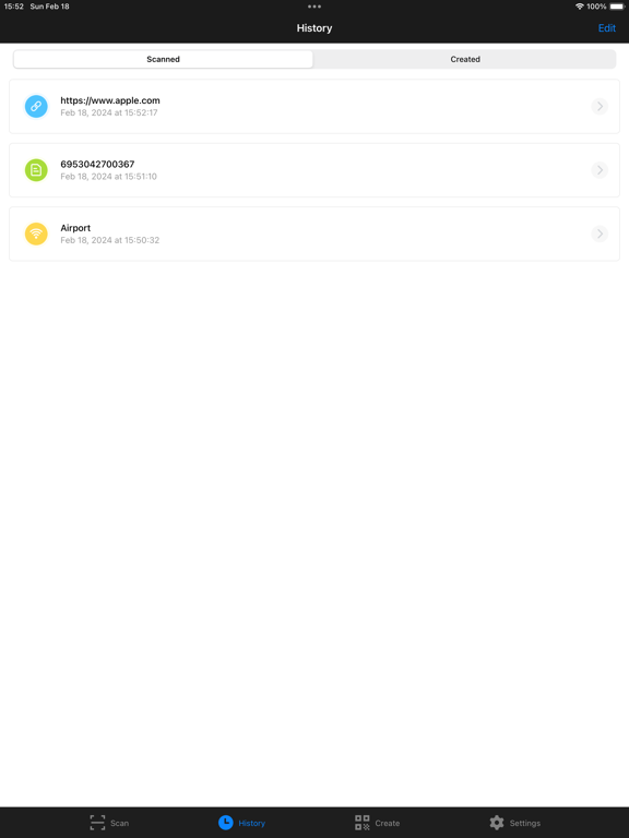 QR Scanner - AI Scan iPad screenshot 4 - Utilities app
