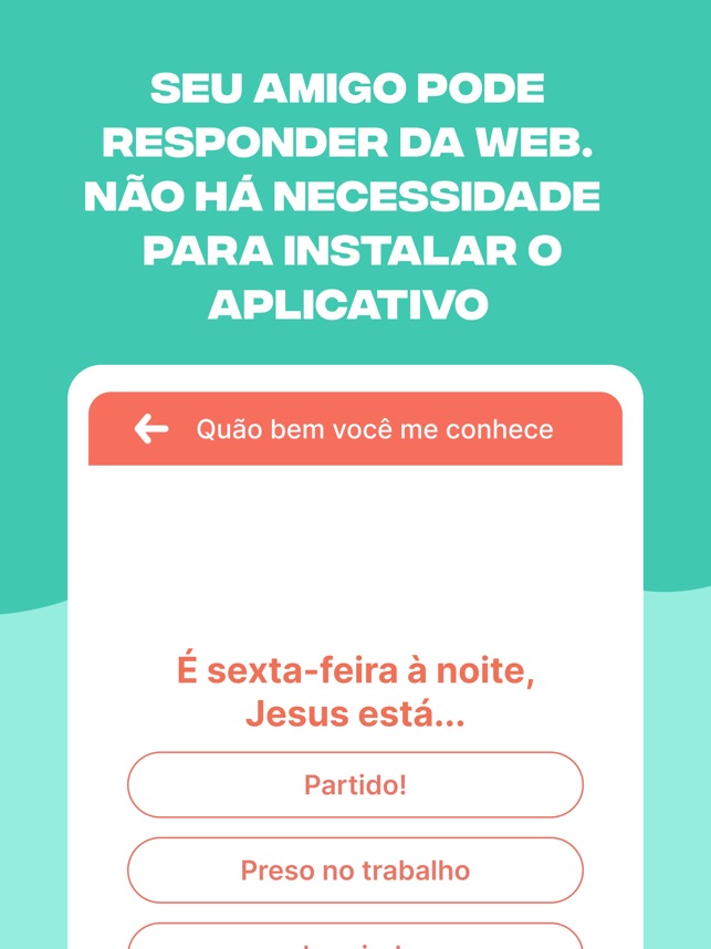 Quanto você me conhece? na App Store