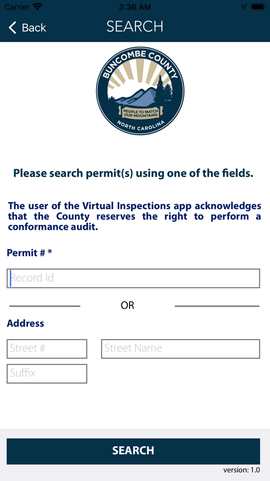 #2. Buncombe Inspection Request (iOS) 由: Buncombe County